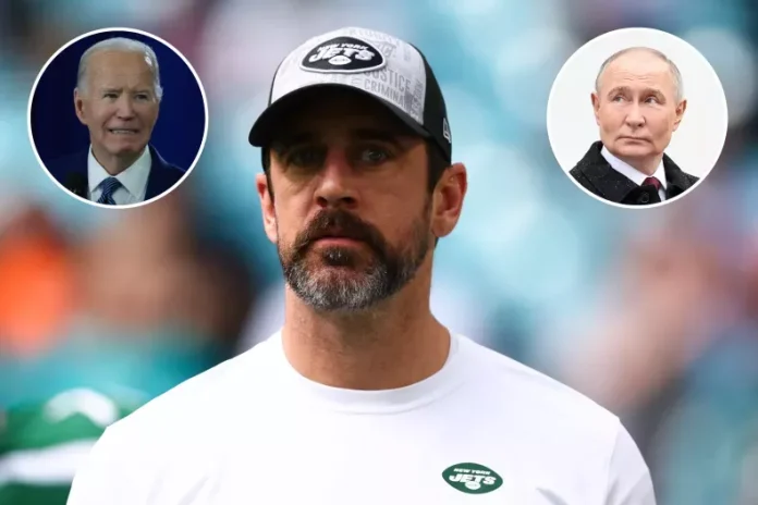 Aaron Rodgers Lauds Vladimir Putin And Expresses A Desire For Joe Biden To Emulate Him