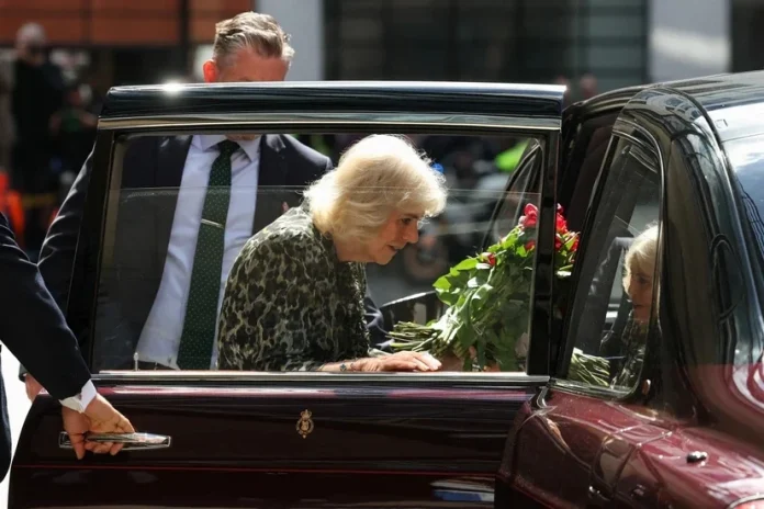 Uncomfortable Situation As Queen Camilla Is Seen Moving To The Opposite Side Of The Car After A Public Appearance With King Charles