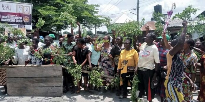 Nigeria Police Officers Fired Upon Women Demonstrating Against Extortion In Delta State, Resulting In Numerous Injuries