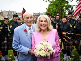 A 100-Year-Old World War II Veteran Revisits Normandy Beach In France To Wed His 96-Year-Old Bride After The 80th Anniversary Of D-Day