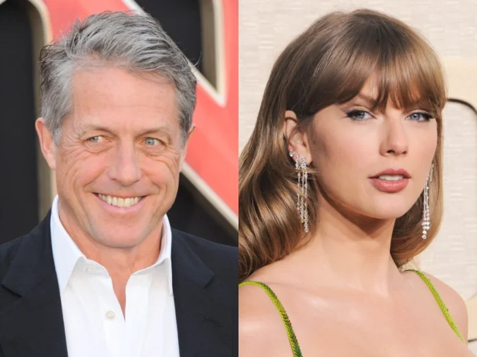 Hugh Grant Was Spotted Munching On Carrots And Wearing Earplugs As He Accompanied His Wife And Their 8-Year-Old Daughter To Taylor Swift's Concert At Wembley Stadium