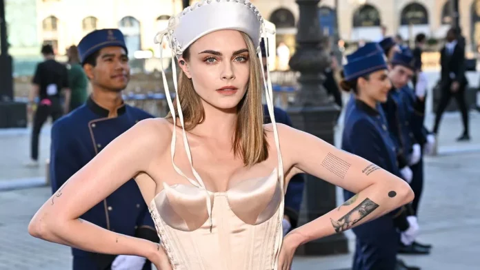 Cara Delevingne Channeled Madonna With A Cone Bra Before Making A Provocative Remark