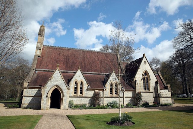 The Chapel At Royal Lodge, Seldom Glimpsed, Belonging To Prince Andrew 