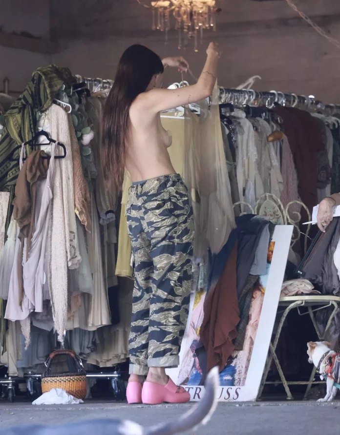 Bruce Willis’ Daughter Scout Strips Down In Clothing Store