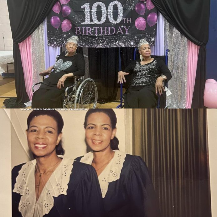 United States: 100 Years Birthday Celebrated Twin Sisters