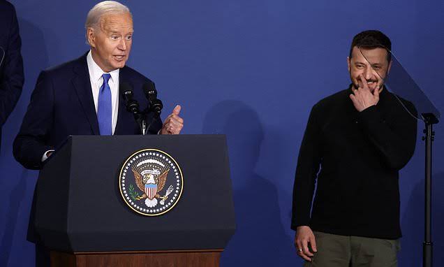 Biden introduces Ukraine's Zelensky as 'President Putin' - THEN calls ...