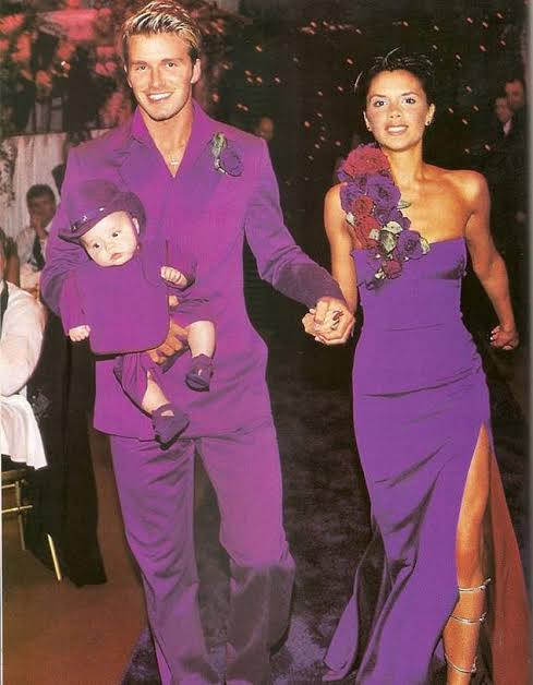 David and Victoria Beckham dust off their ICONIC wedding suits for ...